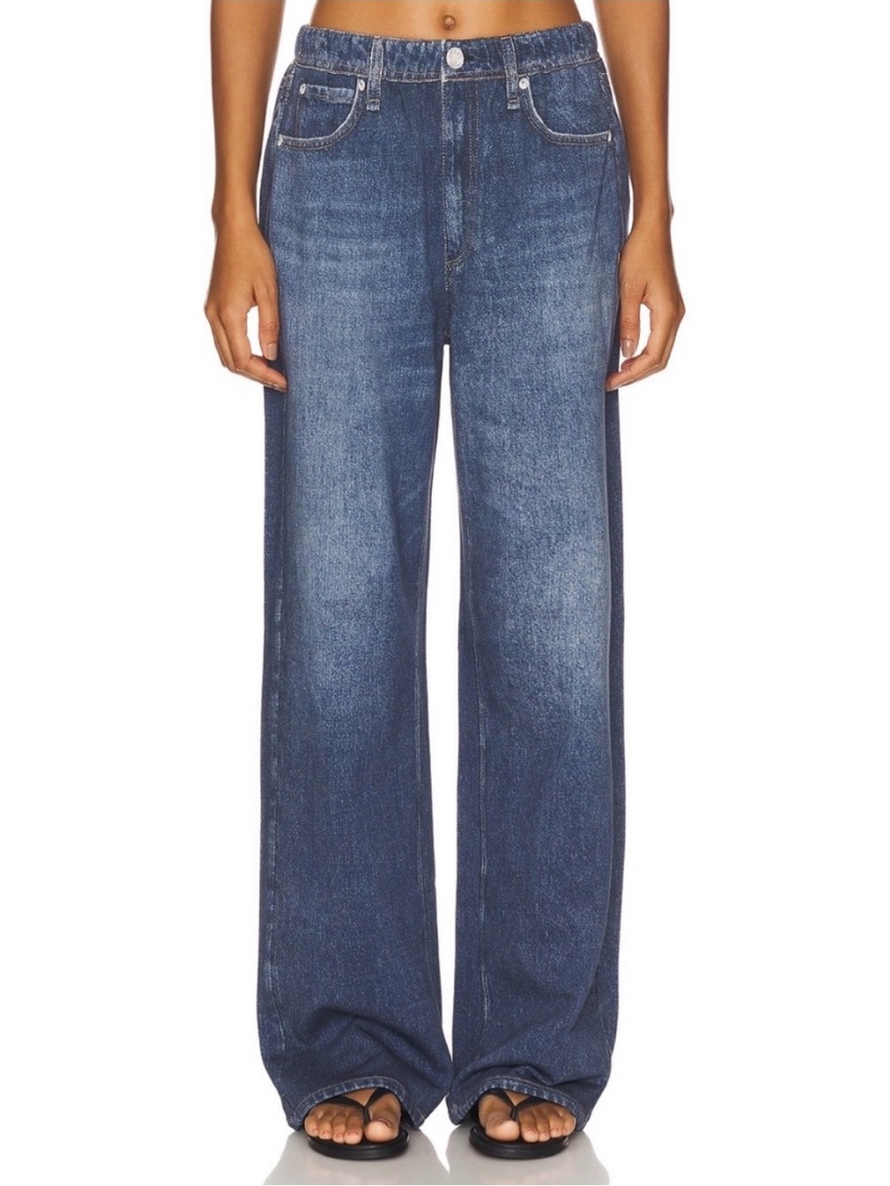 Rag & Bone Pants Miramar Wide-Leg Sweatpants in Petra Blue